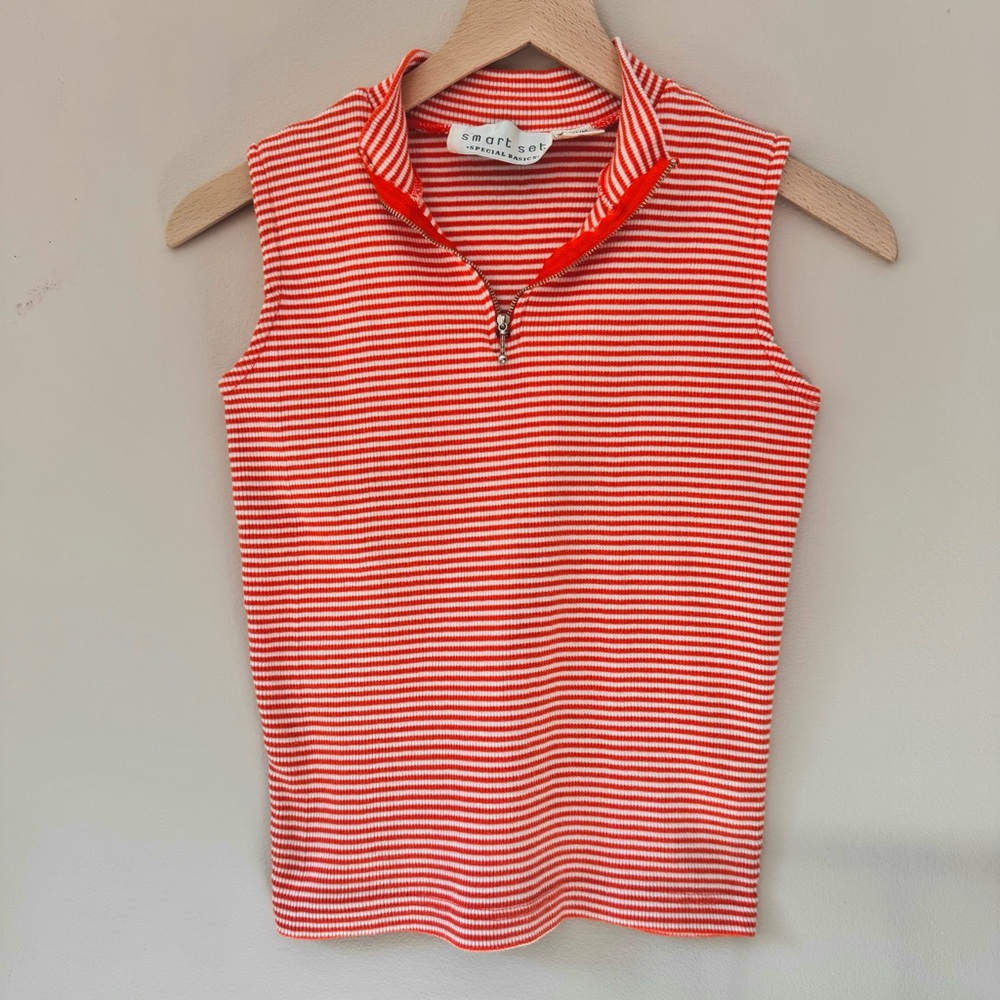 90's Vintage Striped Tank